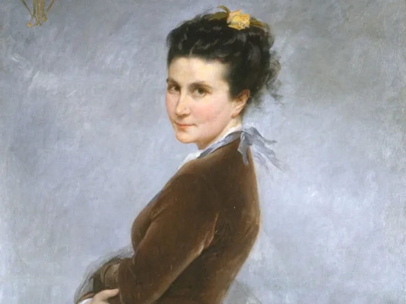 1841-Nélie Jacquemart - Autoritratto